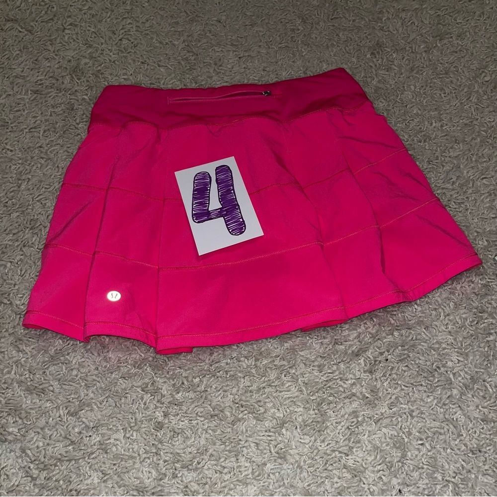 Lululemon dark prism pace rival skirt size 4 tall